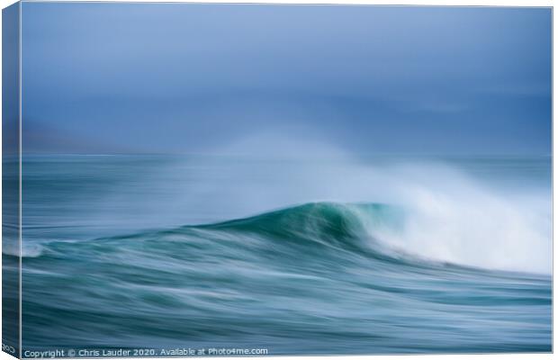 Atlantic wave impressions III Canvas Print by Chris Lauder