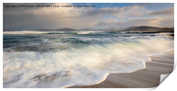 Traigh Mhor Beach Borve Isle of Harris Print by Phil Durkin DPAGB BPE4