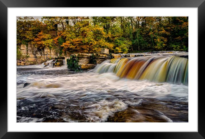 Autumnal Richmond Falls Framed Mounted Print by Kevin Winter