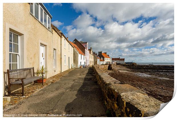 Pittenweem Fishing Village Print by Craig Doogan