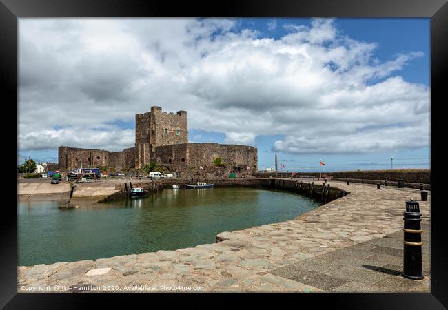 Carrickfergus Castle Framed Print by jim Hamilton