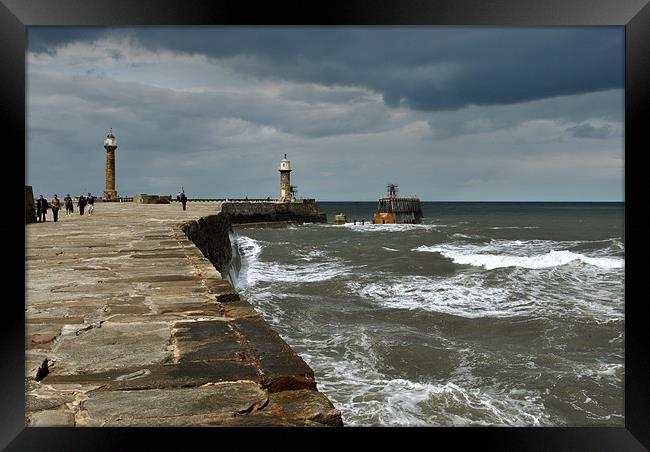 Under a Stormy Sky Framed Print by graham young