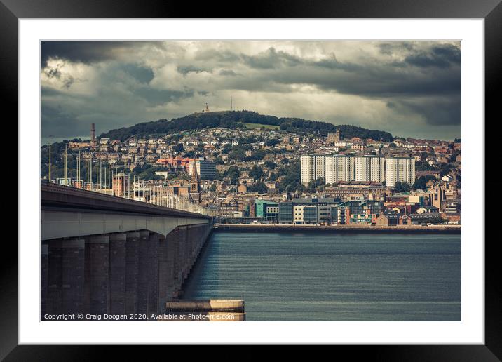 Dundee City Framed Mounted Print by Craig Doogan