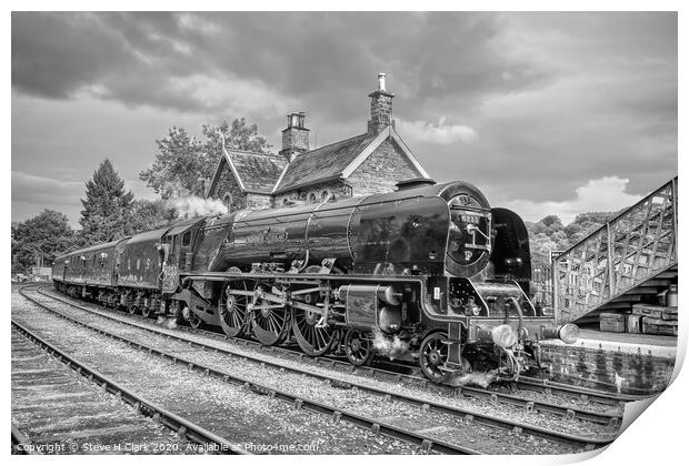 Duchess of Sutherland - Black and White Print by Steve H Clark