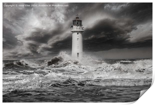 Lighthouse  Print by Kevin Elias