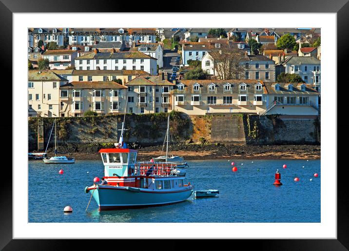 Falmouth ferry cornwall Framed Mounted Print by Kevin Britland