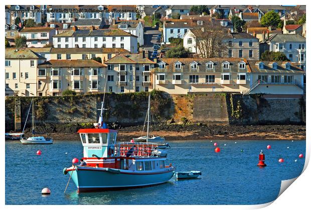 Falmouth ferry cornwall Print by Kevin Britland