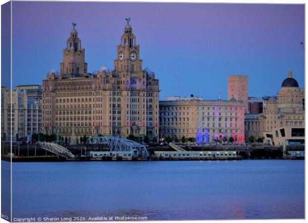 Liverpool Pier Canvas Print by Photography by Sharon Long 