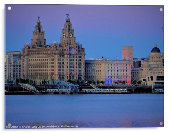 Liverpool Pier Acrylic by Photography by Sharon Long 