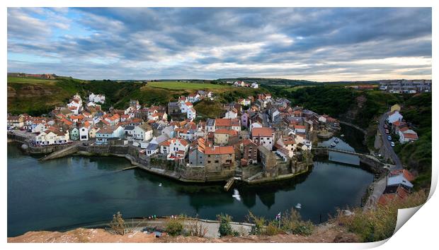 Staithes, North Yorkshire Print by Dan Ward