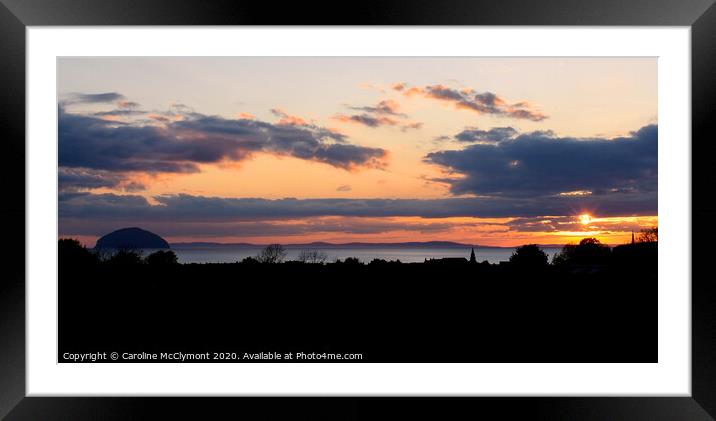 Beautiful Sky Sunset Framed Mounted Print by Caroline McClymont