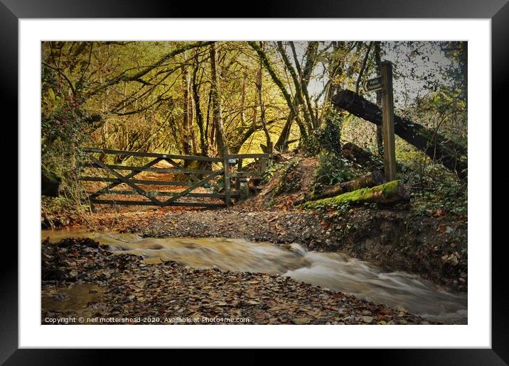 The Way Back To Looe. Framed Mounted Print by Neil Mottershead