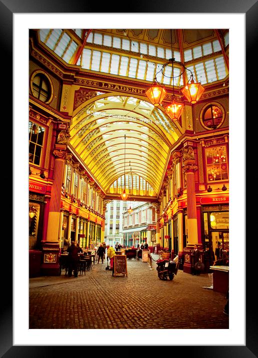 Leadenhall Market City of London England Framed Mounted Print by Andy Evans Photos