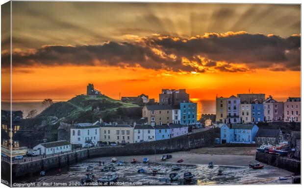 Tenby Canvas Print by Paul James
