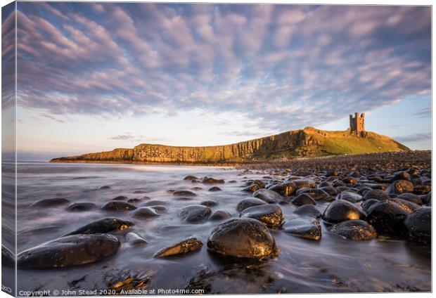 Dunstanburgh Castle clouds Canvas Print by Northern Wild