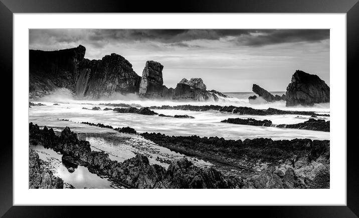 Costa Quebrada Framed Mounted Print by DiFigiano Photography