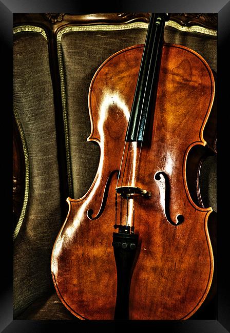 Violin Framed Print by Nathan Wright