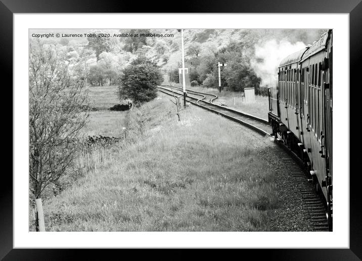 Embsay Steam Railway, North Yorkshire Framed Mounted Print by Laurence Tobin