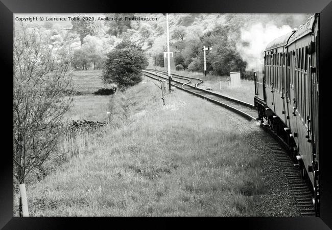 Embsay Steam Railway, North Yorkshire Framed Print by Laurence Tobin