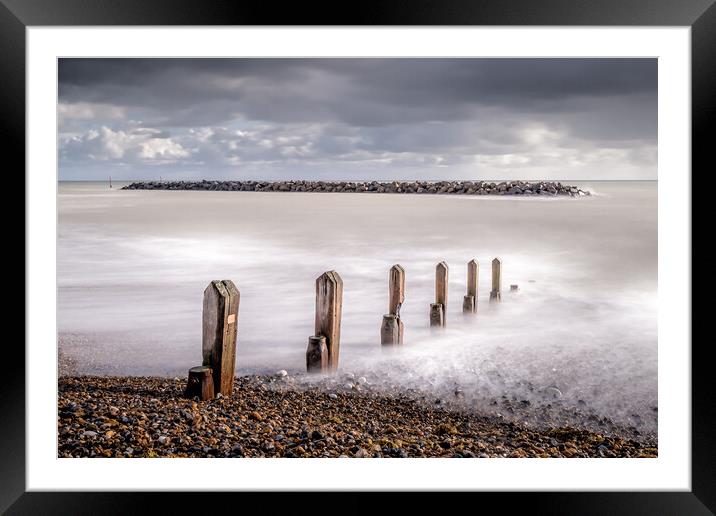 Elmer Beach Framed Mounted Print by Mark Jones