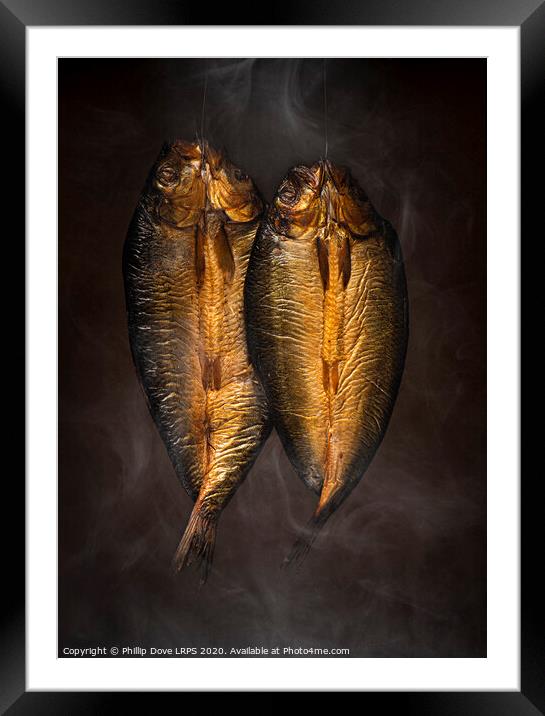 Craster Kippers Framed Mounted Print by Phillip Dove LRPS