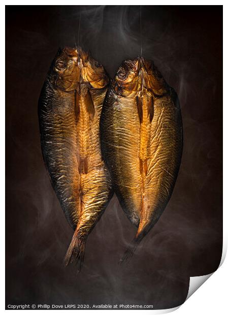 Craster Kippers Print by Phillip Dove LRPS