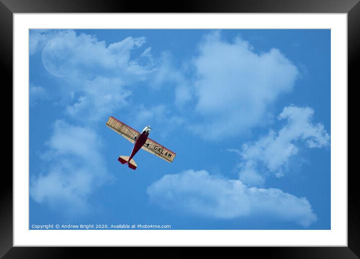 Fly Over Framed Mounted Print by Andrew Bright