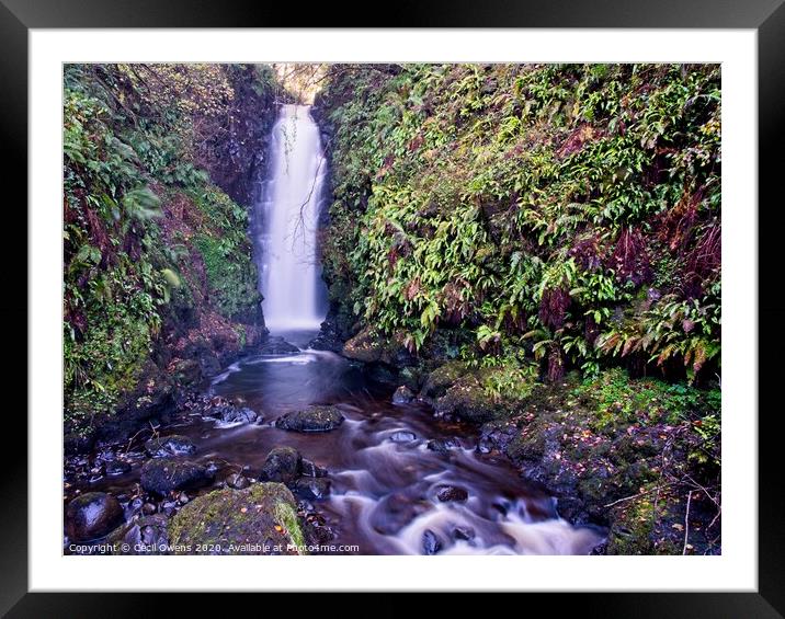 Outdoor water Framed Mounted Print by Cecil Owens