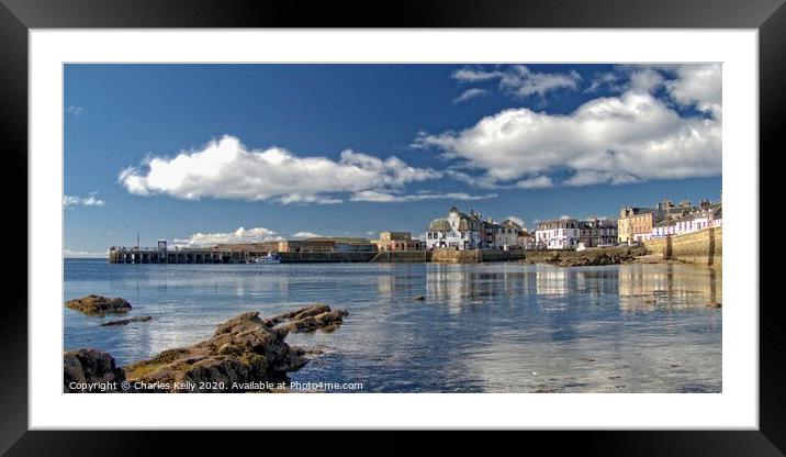 The Pier and Pierhead, Millport Framed Mounted Print by Charles Kelly