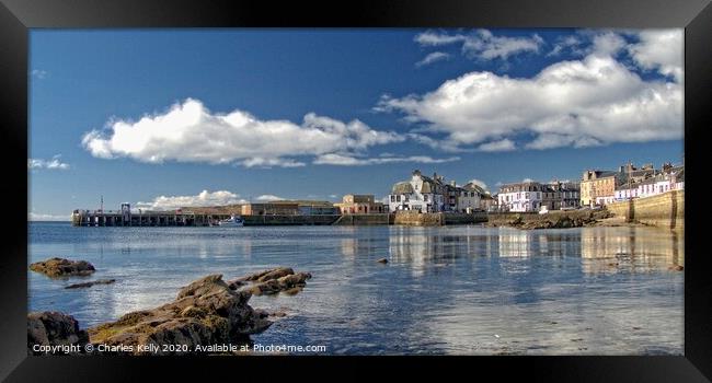 The Pier and Pierhead, Millport Framed Print by Charles Kelly