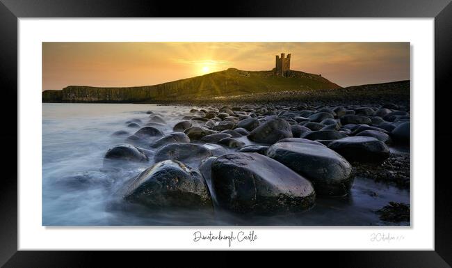 Dunstanburgh Castle no 2 of 4 Framed Print by JC studios LRPS ARPS