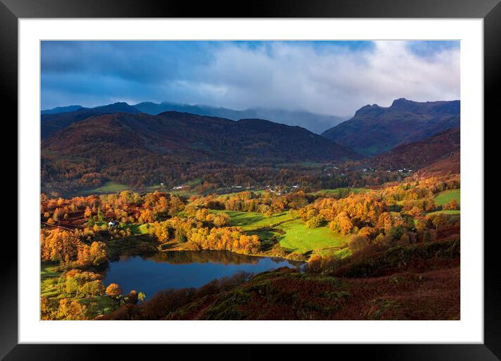 The Great Langdales Framed Mounted Print by John Finney