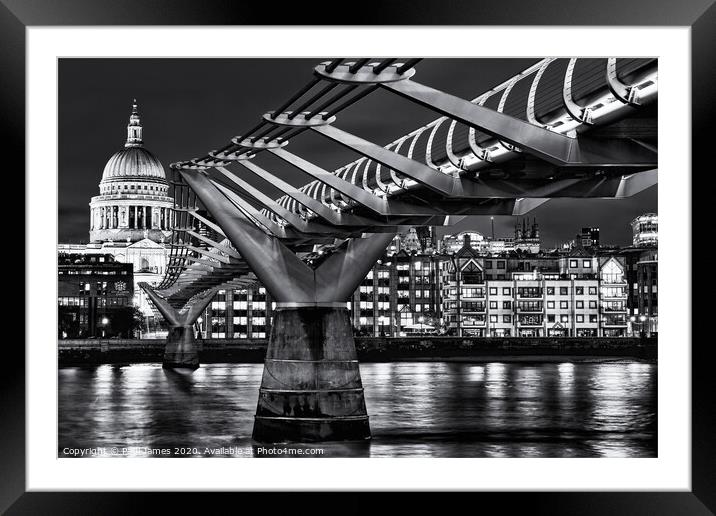 St Paul's Cathedral, London Framed Mounted Print by Paul James