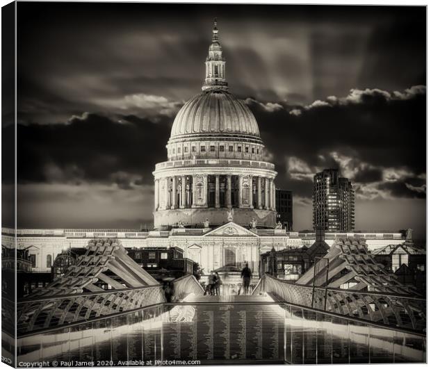St Paul's Cathedral, London Canvas Print by Paul James