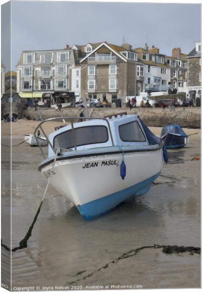 St Ives in Cornwall  Canvas Print by Joyce Nelson