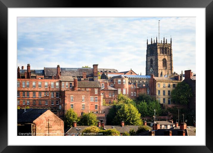 Lace Market Skyline, Nottingham Framed Mounted Print by Martyn Williams