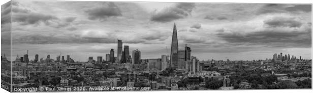 The London skyline Canvas Print by Paul James