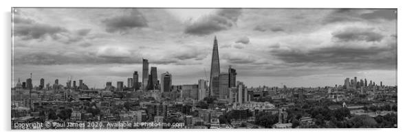 The London skyline Acrylic by Paul James