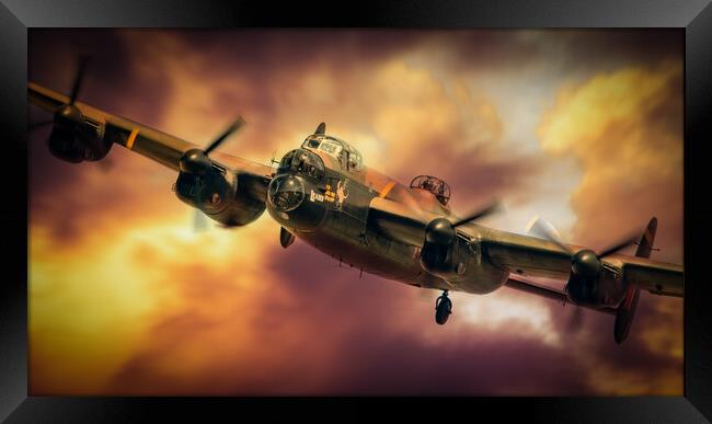 The Avro Lancaster Framed Print by J Biggadike