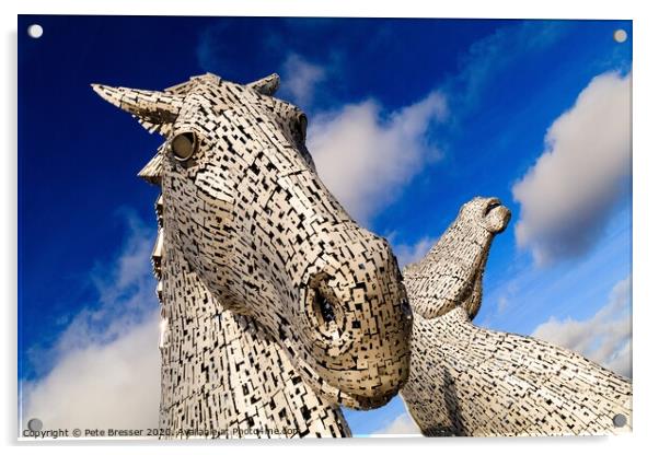 Kelpies Acrylic by Pete Bresser