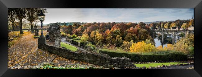 View from Knaresborough Castle Framed Print by Chris North