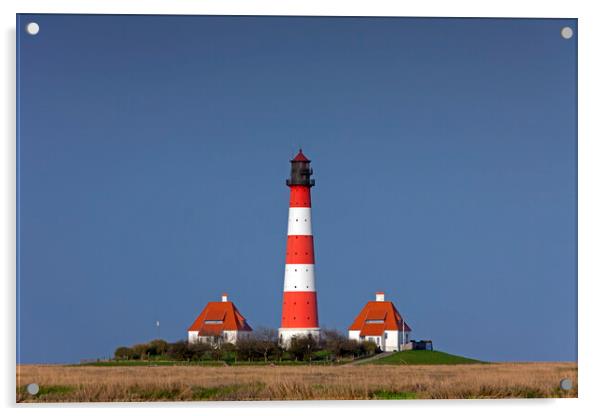 Lighthouse Westerheversand Acrylic by Arterra 