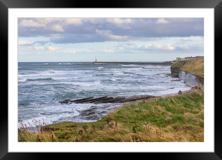 Northumbrian Seas Framed Mounted Print by David Hare