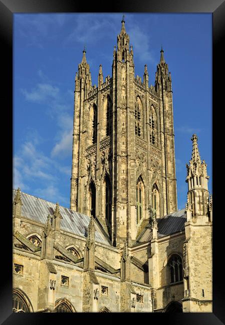 Bell Harry Tower of Canterbury Cathedral, Kent Framed Print by Arterra 