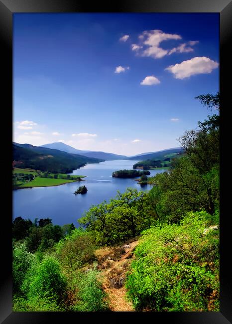 Loch Tummel from Queens View Framed Print by Philip Hawkins