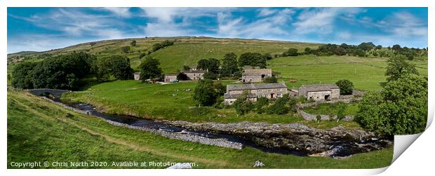 Yockenthwaite in the Yorkshire Dales Print by Chris North
