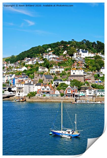 The river dart kingswear Print by Kevin Britland