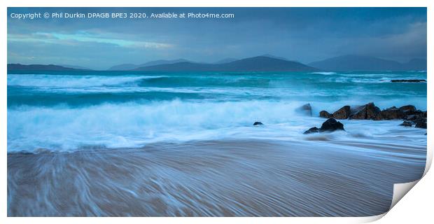 Harris & Lewis Outer Hebrides Print by Phil Durkin DPAGB BPE4