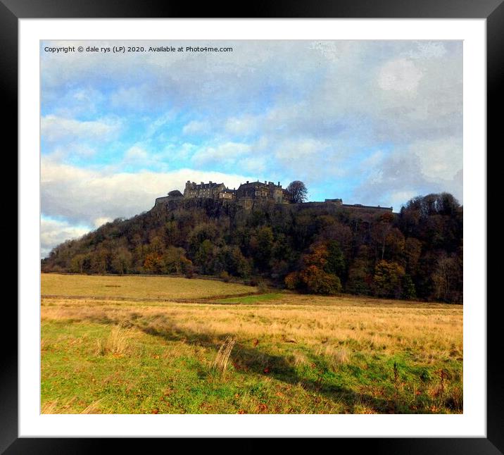 stirling castle  Framed Mounted Print by dale rys (LP)