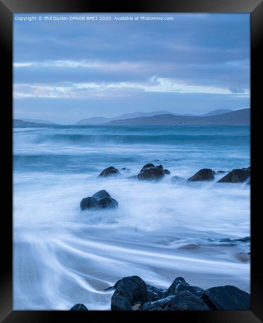 The Outer Hebrides Framed Print by Phil Durkin DPAGB BPE4